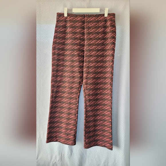 Anthropologie DOLAN Left Coast Beth High Rise Cropped Flare Pants Size M - Picture 3 of 6